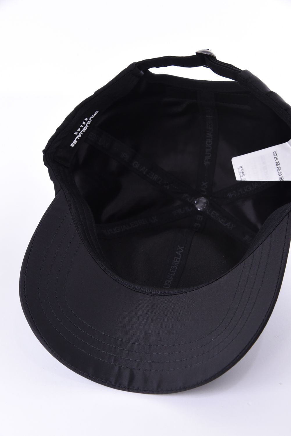 【26AW】 METAL PATCH NYLON CAP / メタルパッチ ナイロン キャップ (ブラック)