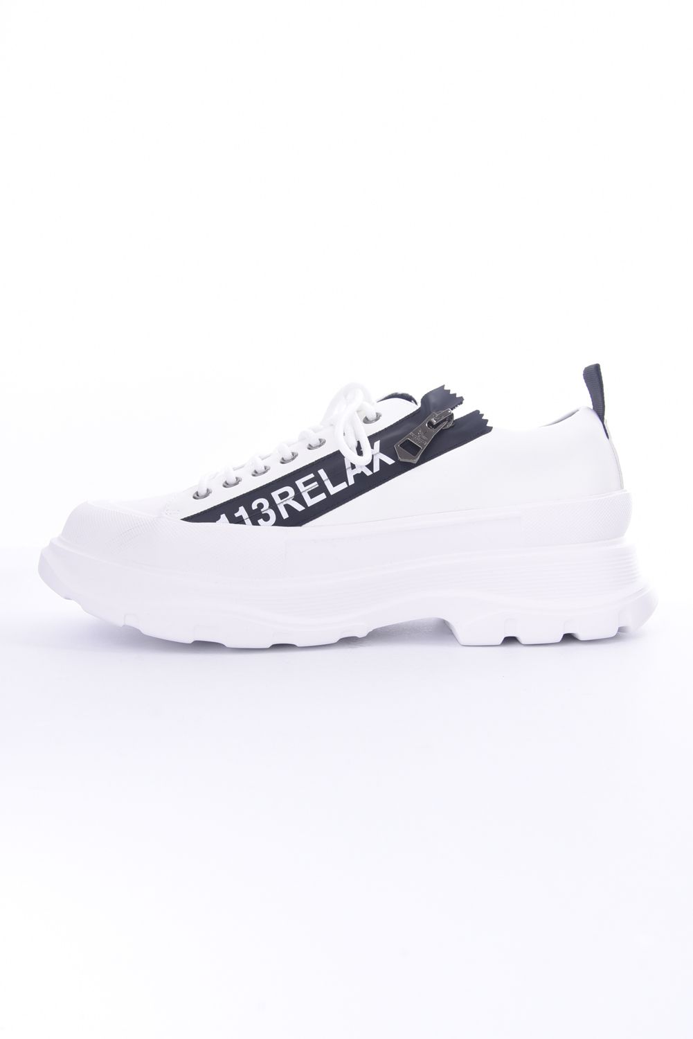 BIG SOLE SHOES / ブランドロゴ ビッグソール スニーカー ホワイト