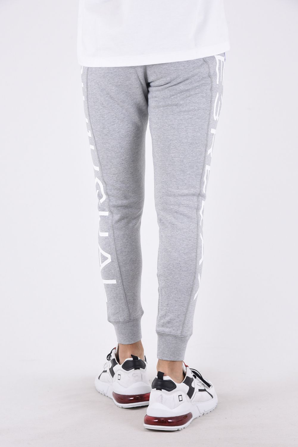 SIDE LOGO BIG ZIPPER JOGGER  / ビッグファスナー サイドロゴ スウェット パンツ グレー