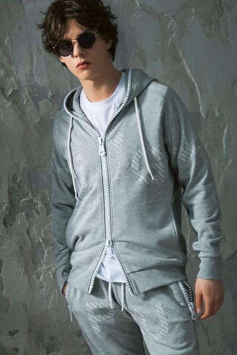 【26AW】 TC FRENCH TERRY SHADOW LOGO HOODIE / フレンチテリー シャドウロゴ フーディー (グレー)