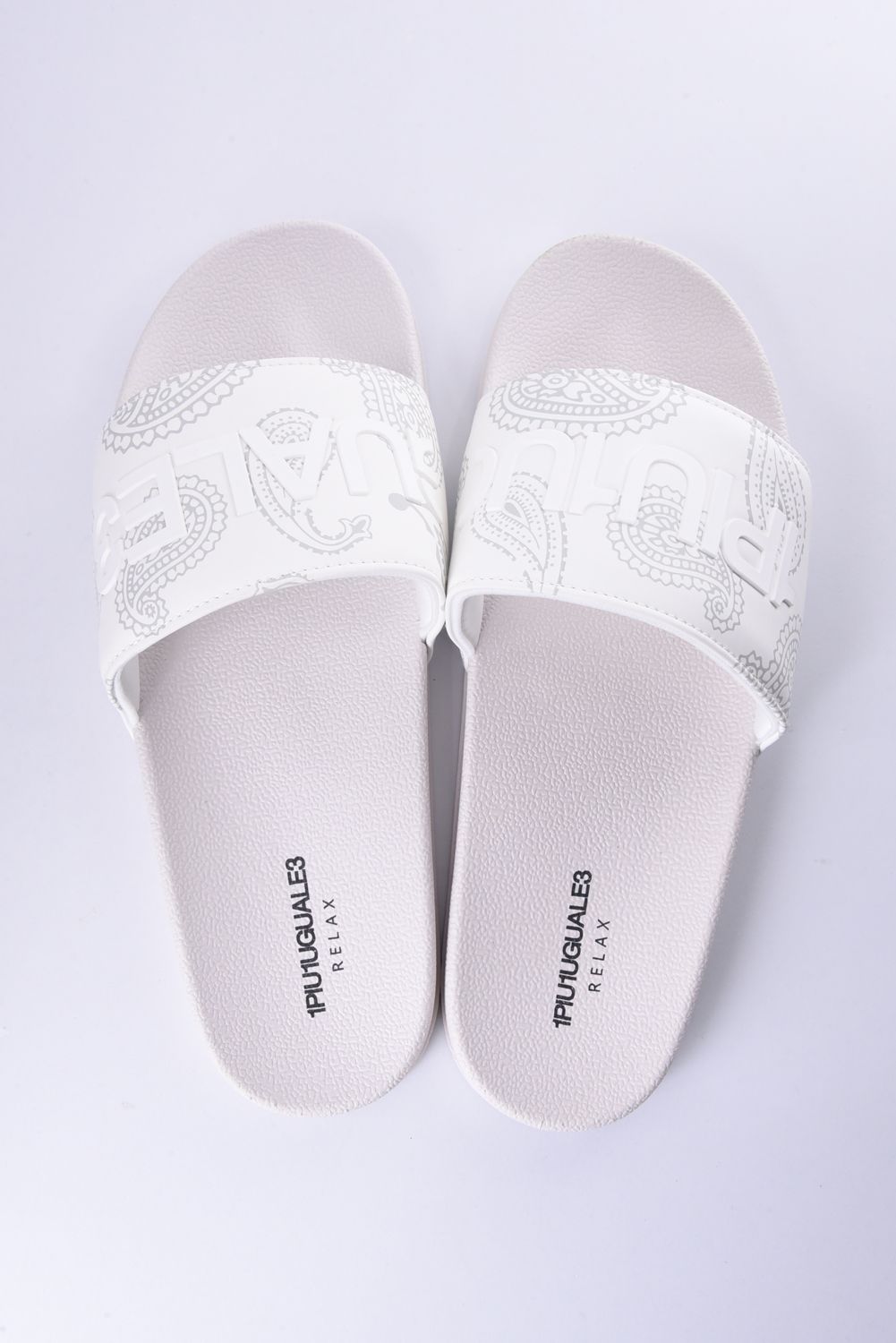 PAISLEY SANDALS / ロゴ ペイズリー柄 シャワーサンダル (ホワイト)