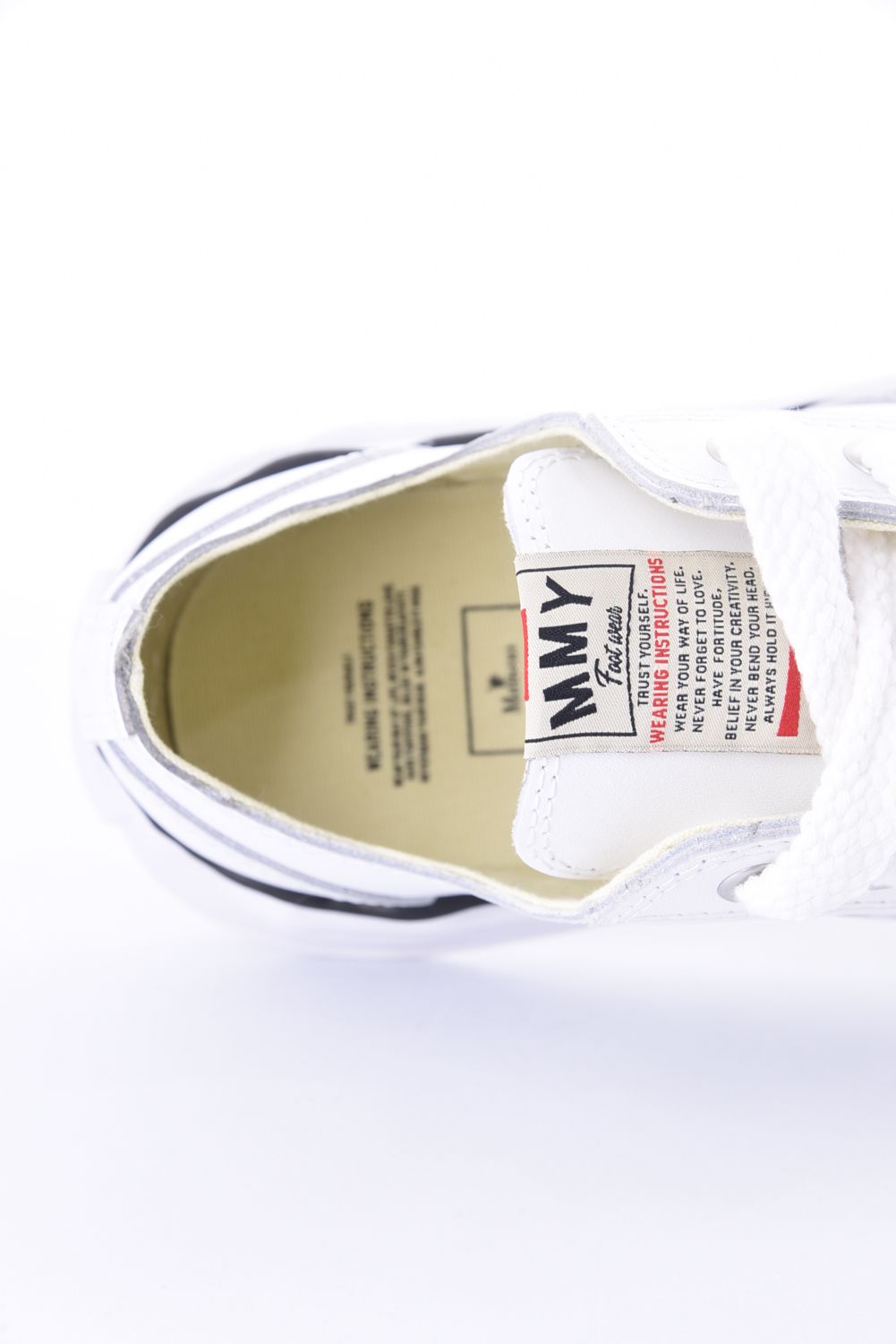 "PETERSON LOW" OG sole LEATHER LOW SNEAKER / オリジナルソール レザーローカットスニーカー ホワイト