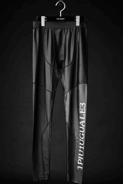 113SPORT LUXURY LEGGINS 113 WHITE LOGO / 113ロゴ レギンス ブラック / ホワイト