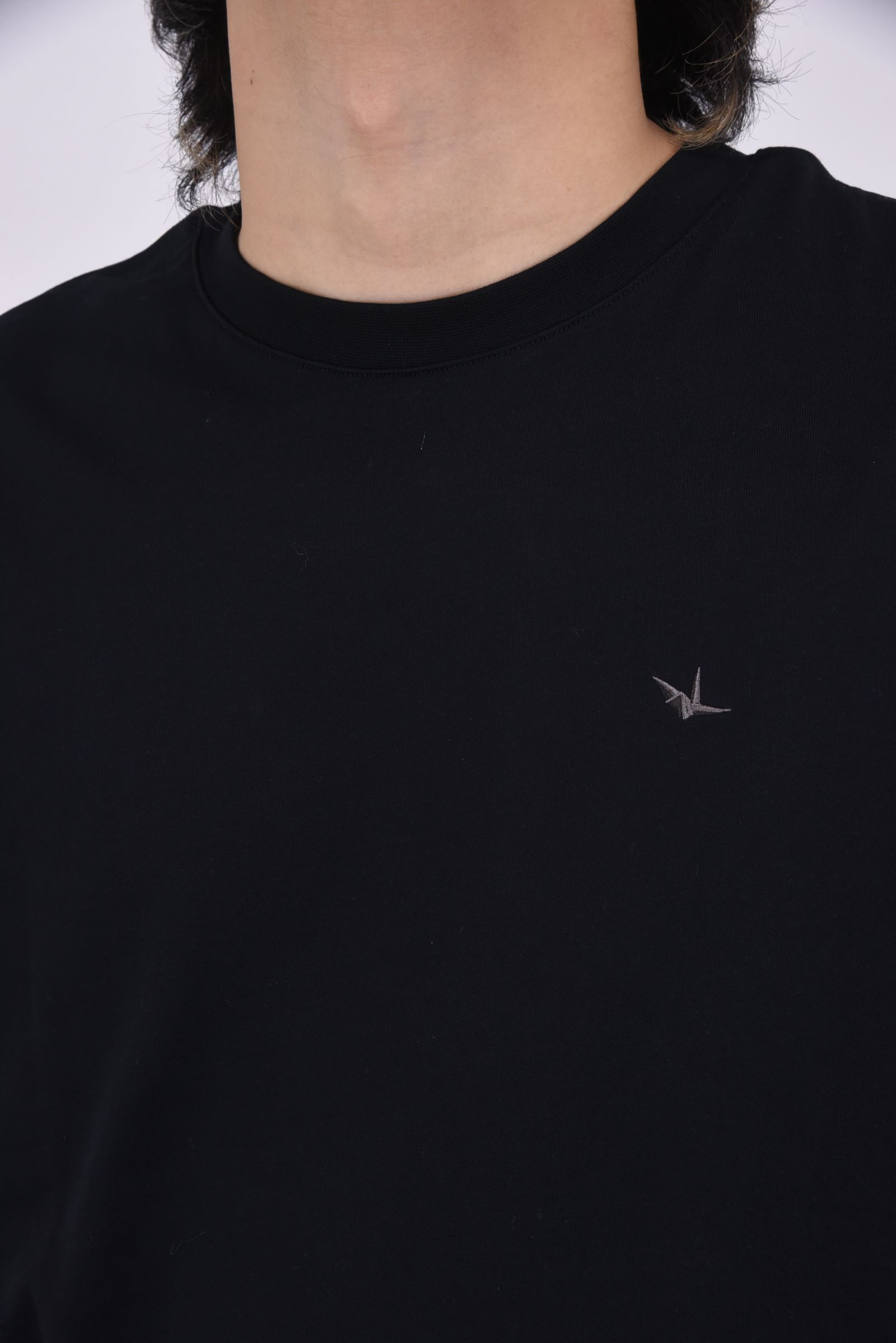 TAPE LOGO LONG T-SHIRT / テープロゴ ロングスリーブ (ブラック)