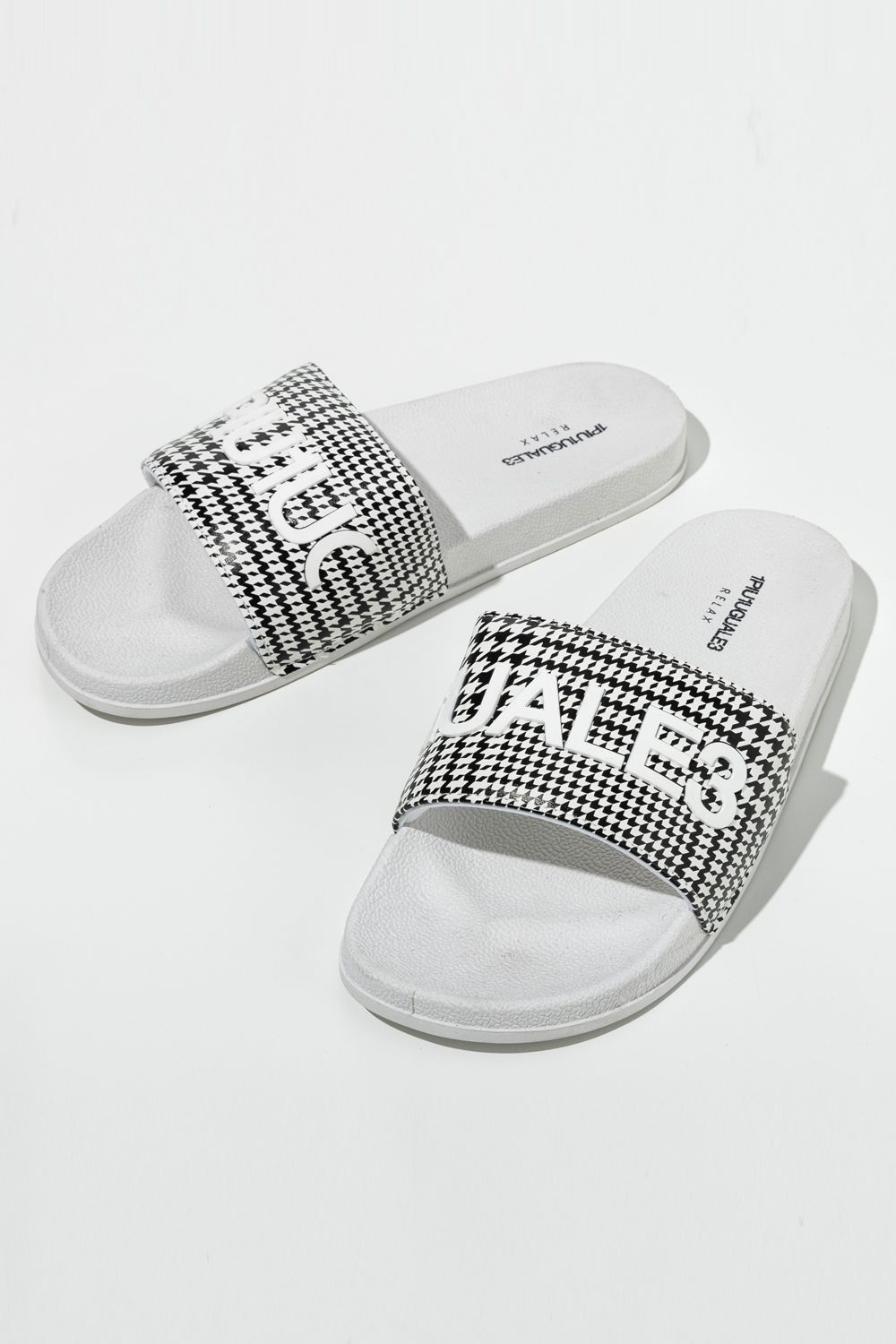 GLEN CHECK SANDALS / グレンチェック シャワーサンダル (ホワイト) (3月上旬入荷予定)