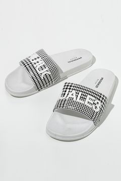 GLEN CHECK SANDALS / グレンチェック シャワーサンダル (ホワイト) (3月上旬入荷予定)