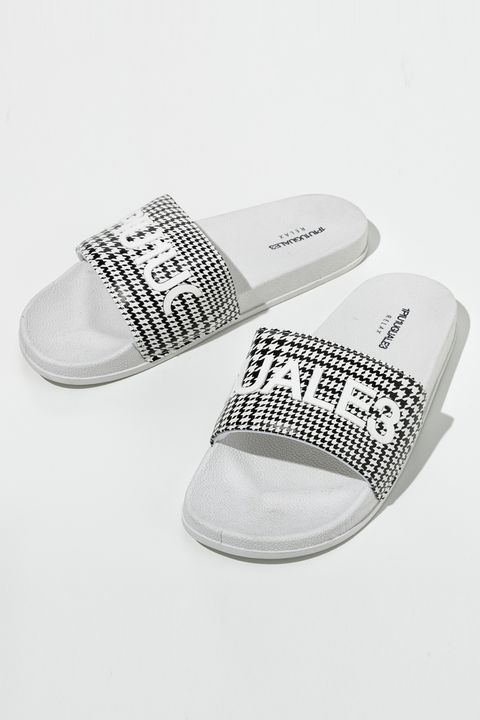 GLEN CHECK SANDALS / グレンチェック シャワーサンダル (ホワイト)