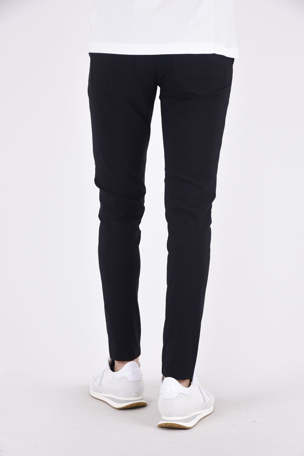 CHRIS EASY PANTS / 【定番】 高機能ナイロン マイクロファイバー スラックス イージーパンツ ナイロンブラック