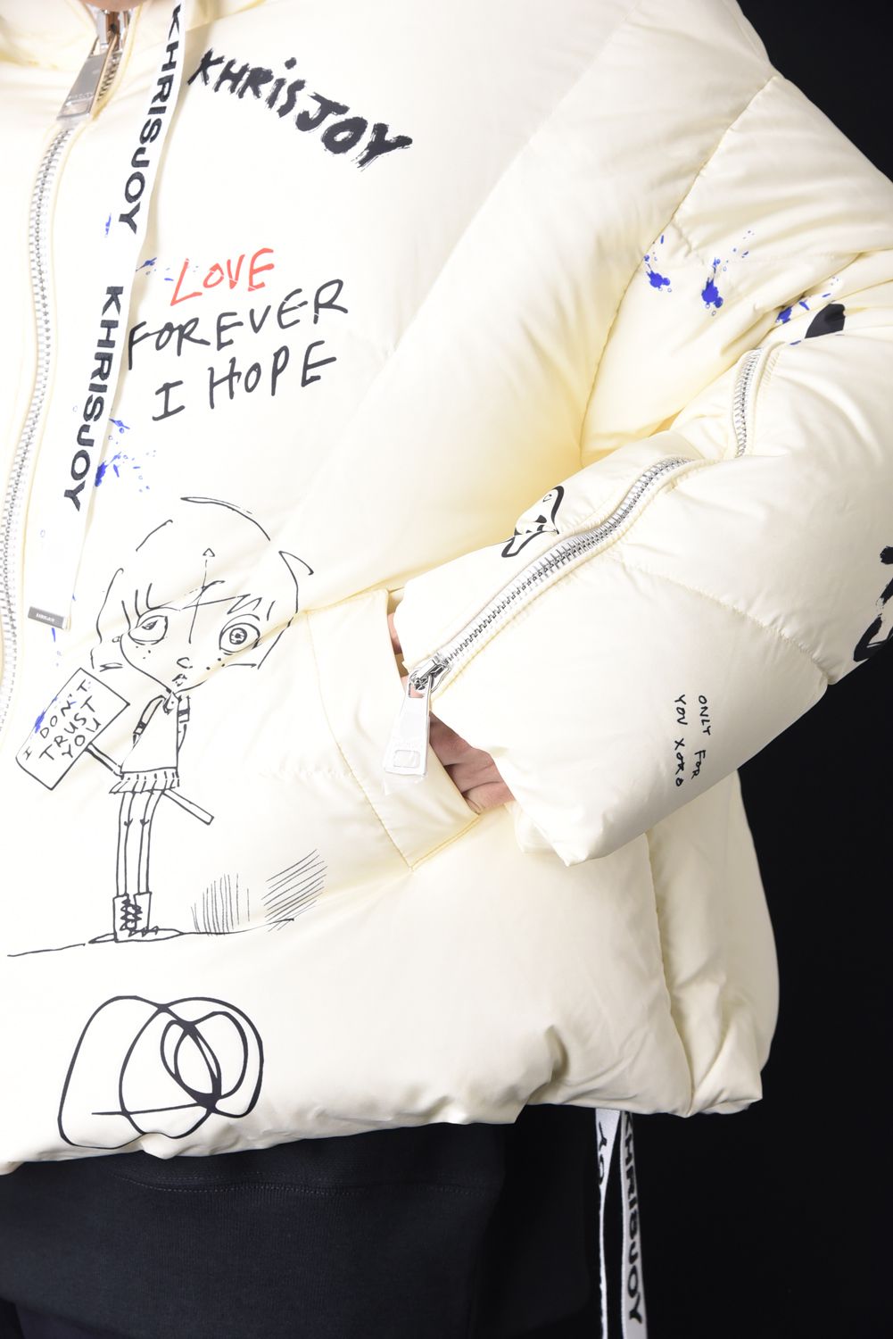 PUFF KHRIS NEW GRAFFITI / グラフィティプリント アイコニック パデッドジャケット バター