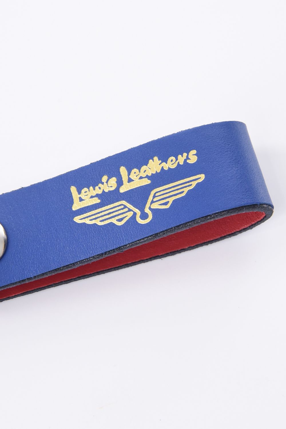 LEWIS LEATHERS BELT LOOP KEYRING MK1 / レザー キーリング ブルー