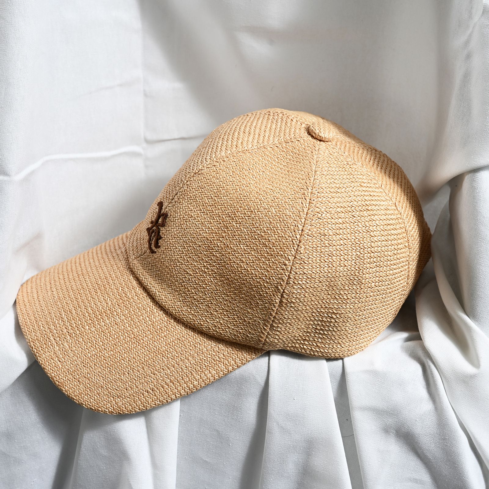 STRAW MESH LOW CAP / ストローメッシュ ローキャップ ベージュ