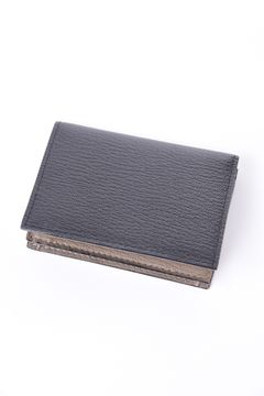 【残り1点】 BUSINESS CARD HOLDER / LA351GT 名刺入れ ブラック×グレー