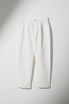 4 POCKET DENIM PANTS / 4ポケット セルヴィッジ ペグトップデニム ホワイト