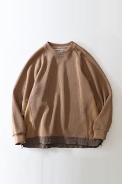 JERSEY RAGLAN PULLOVER / オーバーシルエット ラグランスリーブ プルオーバー ベージュ