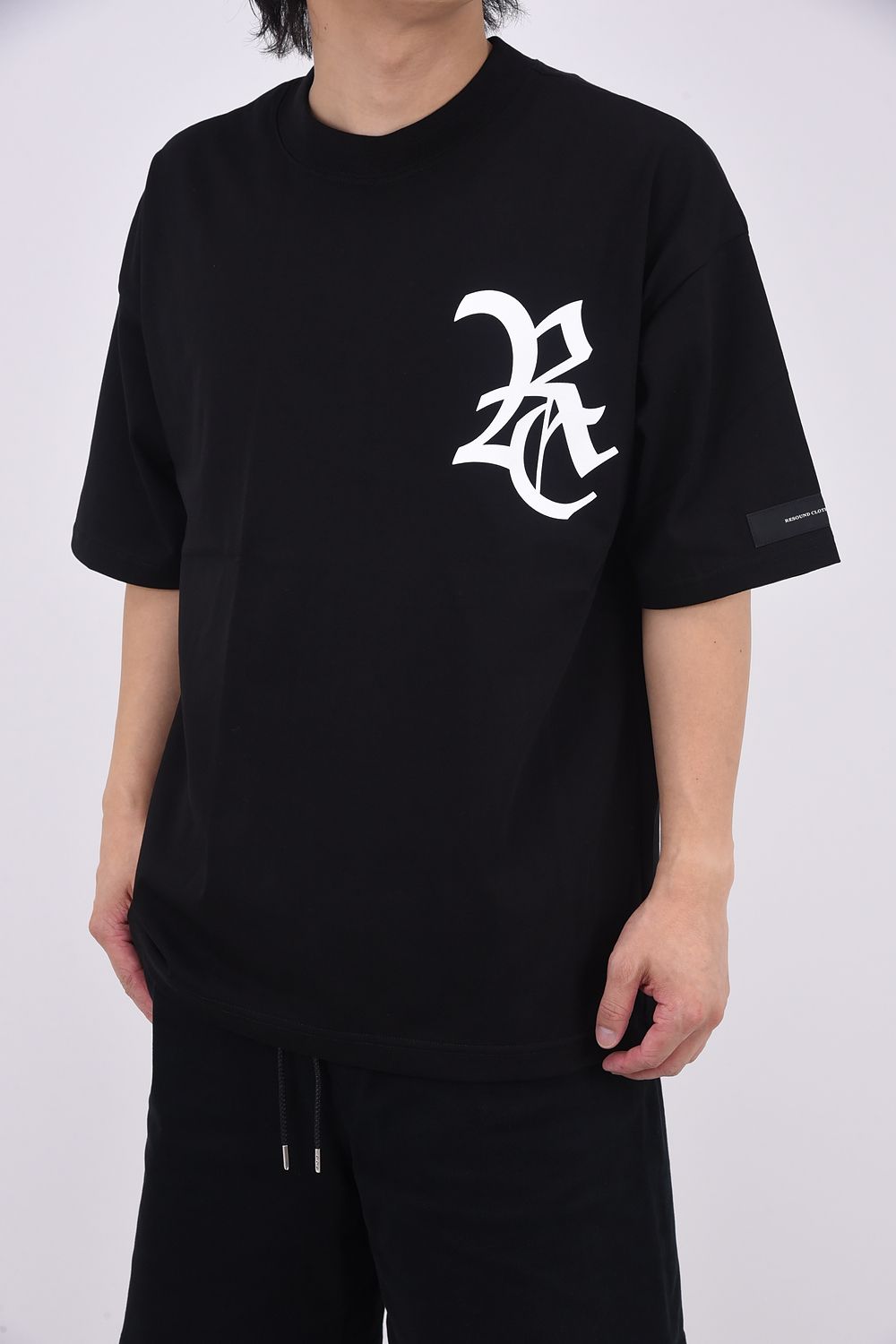 RC OVER TEE / RCロゴ オーバーTシャツ ブラック/ホワイト
