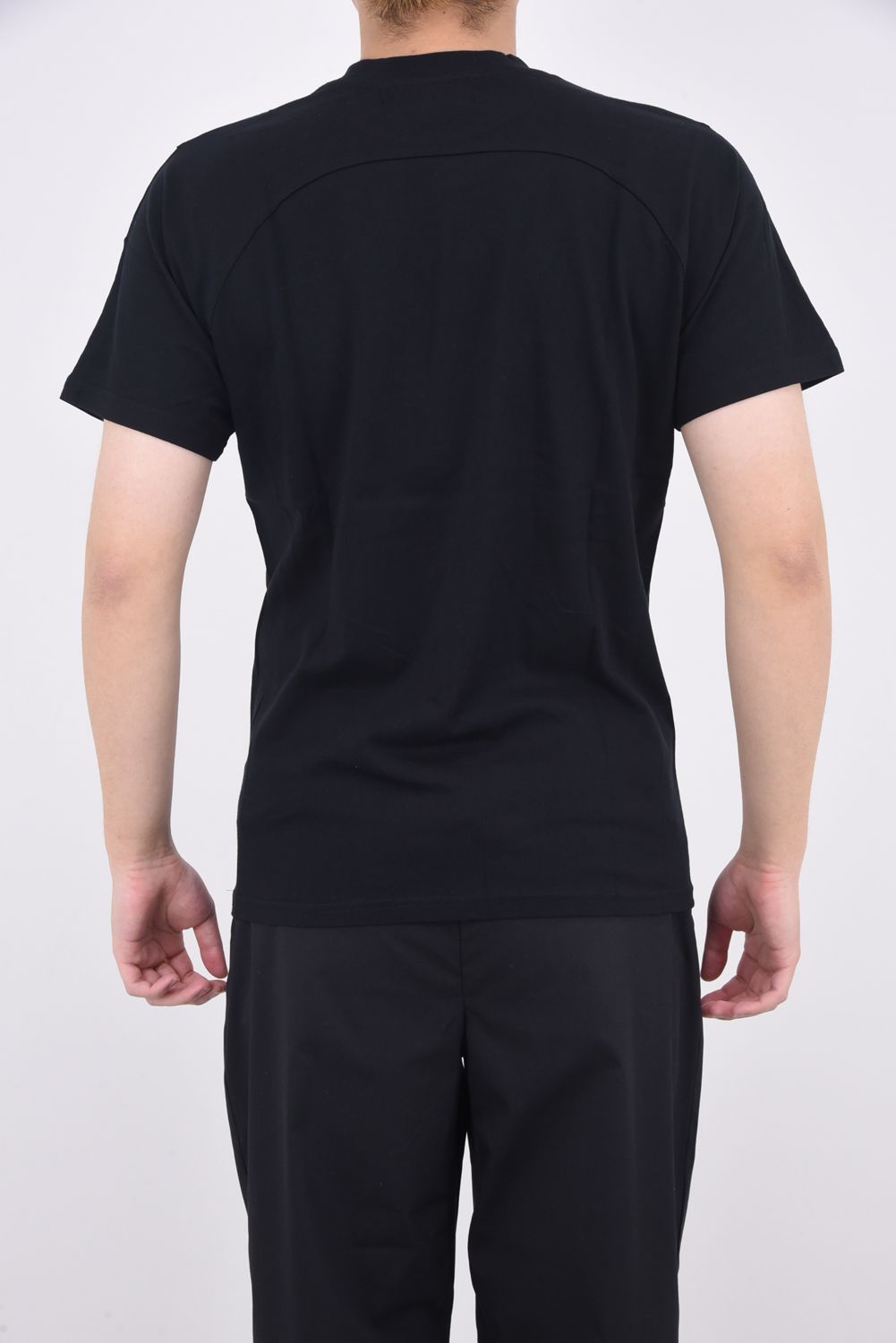 SHINING STONE T-SHIRTS / ラインストーン グラデーション ロゴ 半袖Tシャツ ブラック