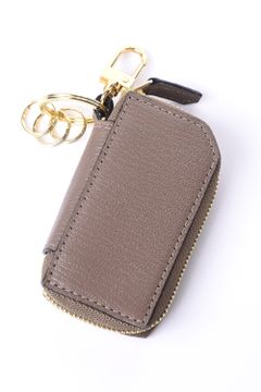 【残り1点】 SMART KEY CASE / LA111GT ゴートレザー スマートキーケース グレー / イエロー