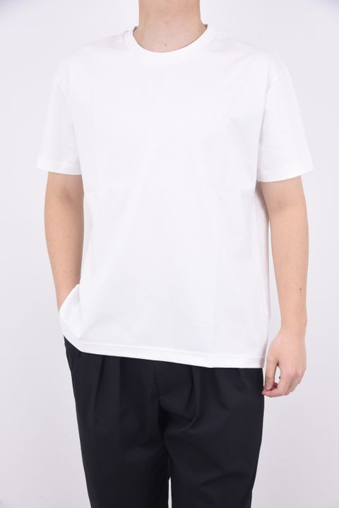 EION (エイオン) / ブランドロゴプリント  オーバーサイズ クルーネック 半袖 Tシャツ ホワイト