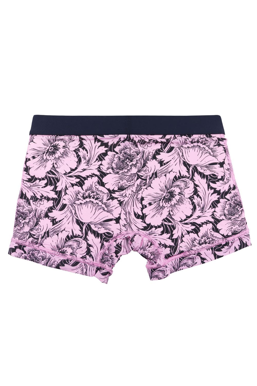 FLOWER Short Boxer -  ピンク  /  ブラック