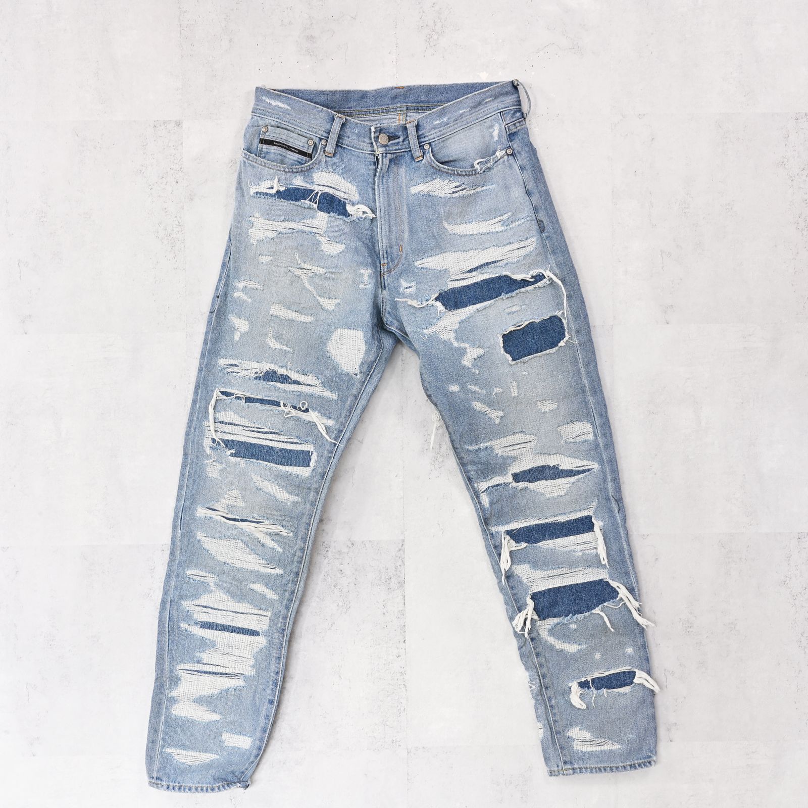 SCOTT JEANS / ライトオンス スペシャルクラッシュ ヴィンテージジーンズ (インディゴ) (12月中旬入荷予定) ※オーダー締切:9月7日(月)17時