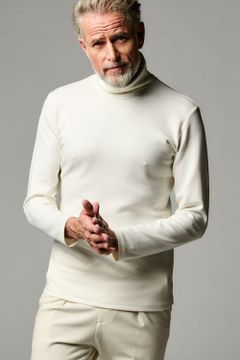 L/S TURTLE / ロングスリーブ ウォーム タートルーネック ホワイト