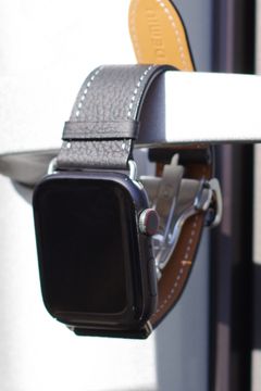 Apple Watch Leather Band / Apple Watchレザーバンド ブラック / シルバー