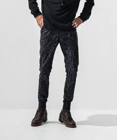 CHRIS EASY TUCK PANTS / ハイテンショントリコット スラックスイージータックパンツ (クロスブラック) (1月上旬入荷予定) ※オーダー締切:9月7日(月)17時