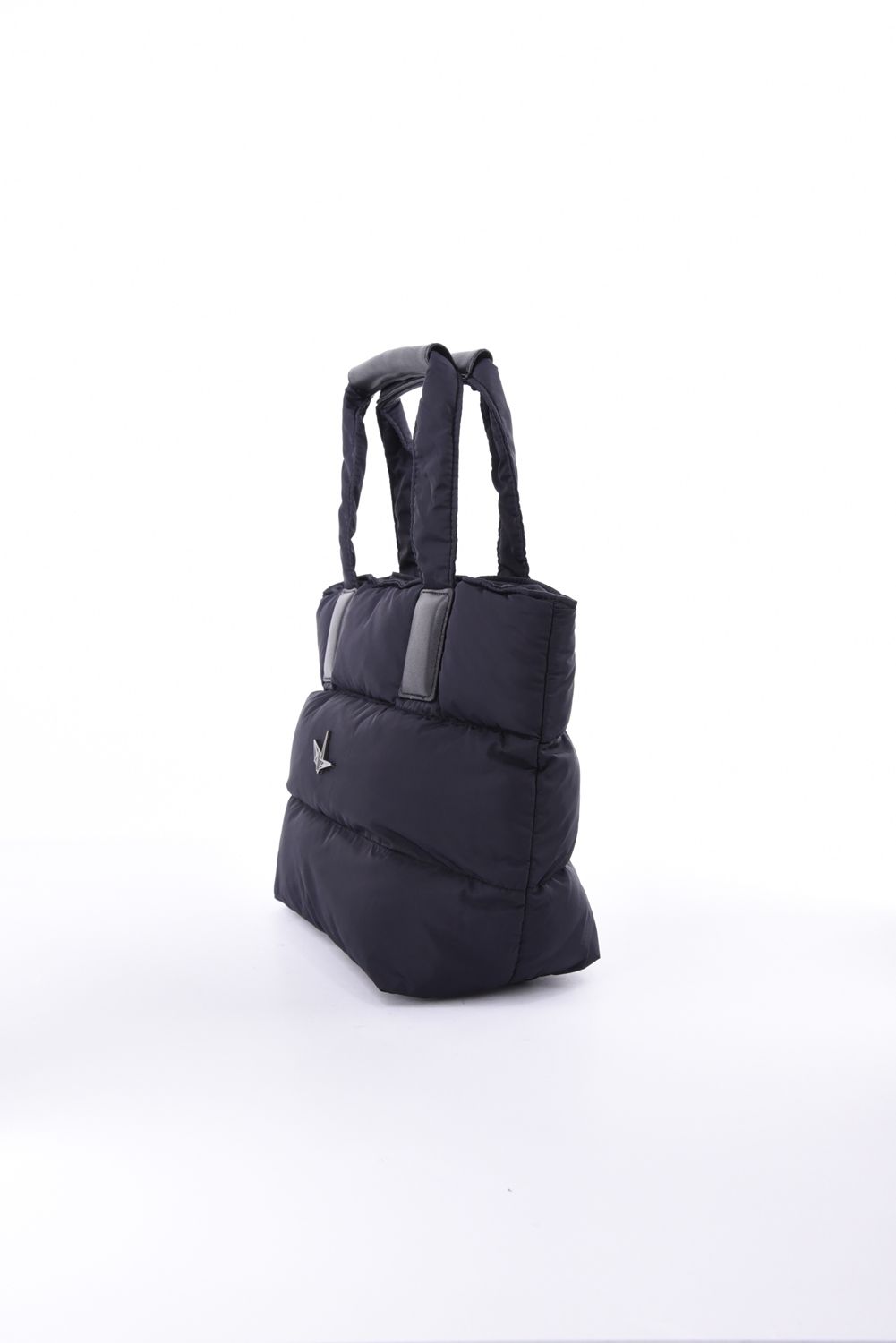 【26AW】 PUFFY NYLON MINI TOTE BAG / ナイロン 中綿ミニトートバッグ (ブラック)