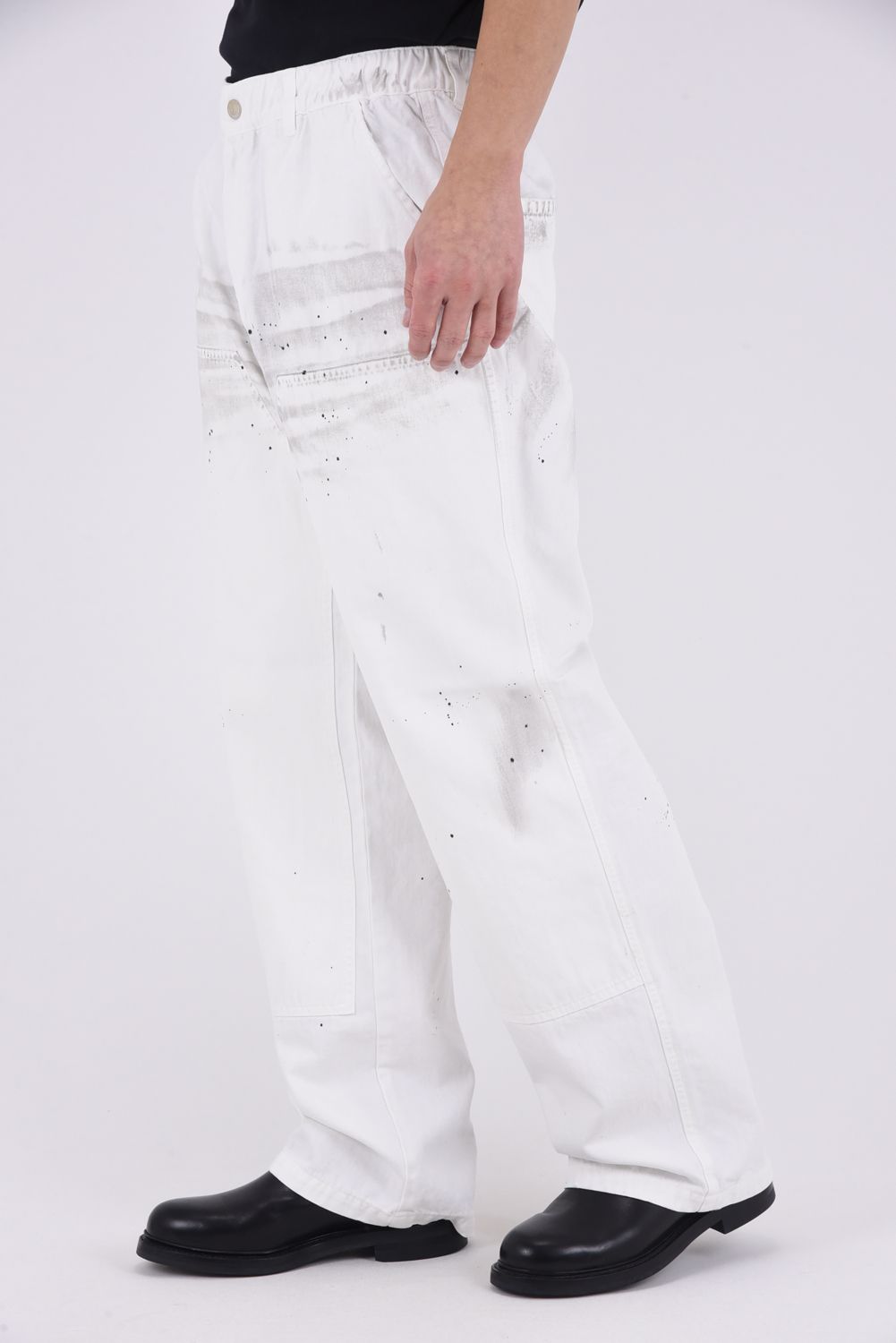 【26SS 39th】 DOUBLE KNEE PT / ダブルニー ワークデニムパンツ (ホワイト)
