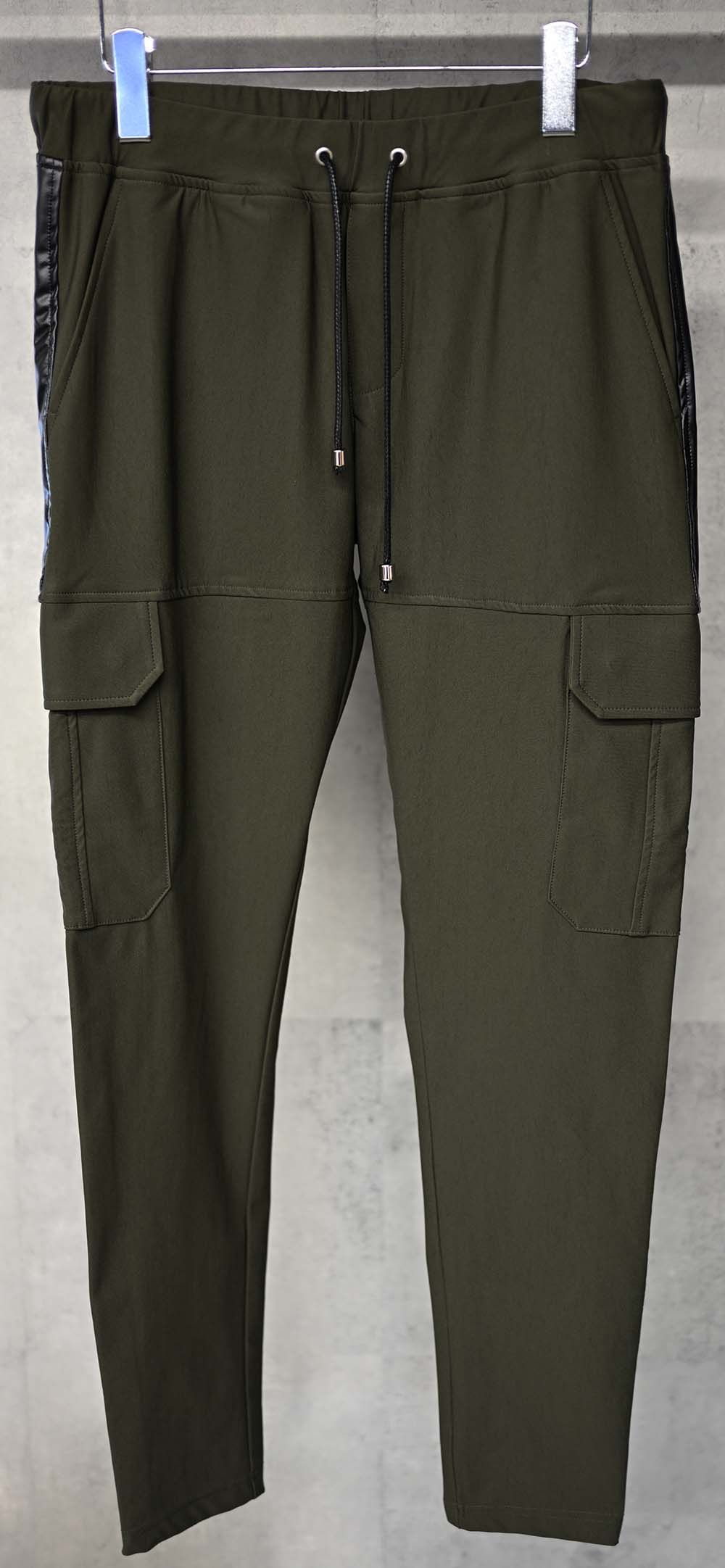DARRELL HEAT CARGO PT / 【定番商品】 裏ボアフリース ナイロンストレッチ カーゴパンツ カーキ