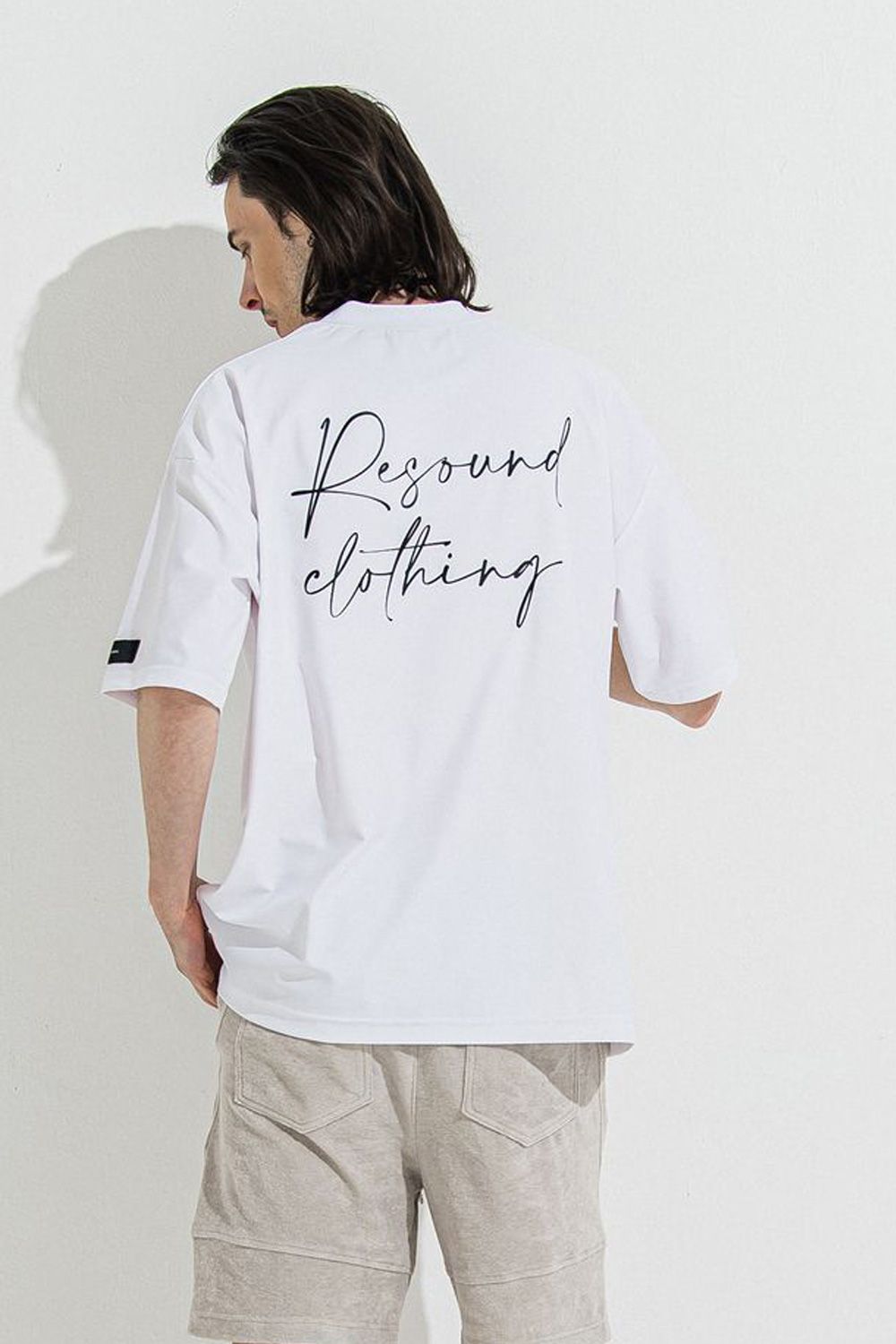 ID RUSH OVER TSHIRT / バックロゴ ラッシュガード 半袖Tシャツ ホワイト