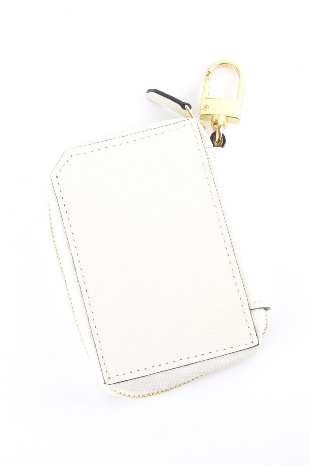 【残り1点】 SMART W KEY CASE / LA122GT ゴートレザー スマートWキーケース ホワイト / グレー