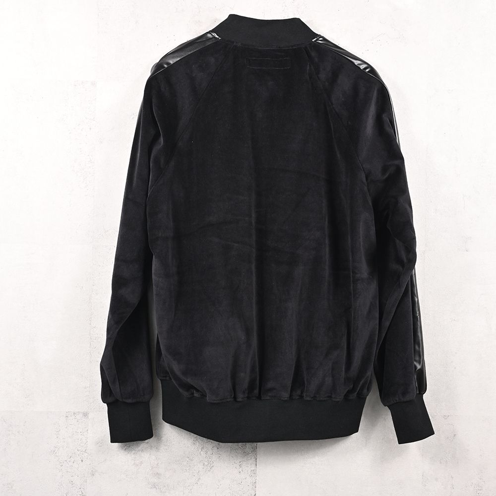 VELOUR Varsity / ベロア トラックスタジャン (ブラック) (9月中旬入荷予定) ※オーダー締切:5月23日(土)17時