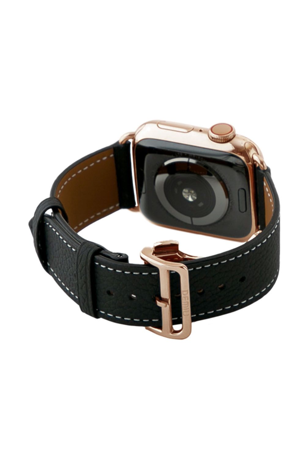 Apple Watch Leather Band / Apple Watchレザーバンド ブラック / ピンクゴールド