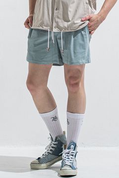 TV NYLON SHORTS / 高機能ナイロンマイクロファイバー リラックスショートパンツ (アクア) (6月上旬入荷予定) ※オーダー締切:2月15日(日)18時