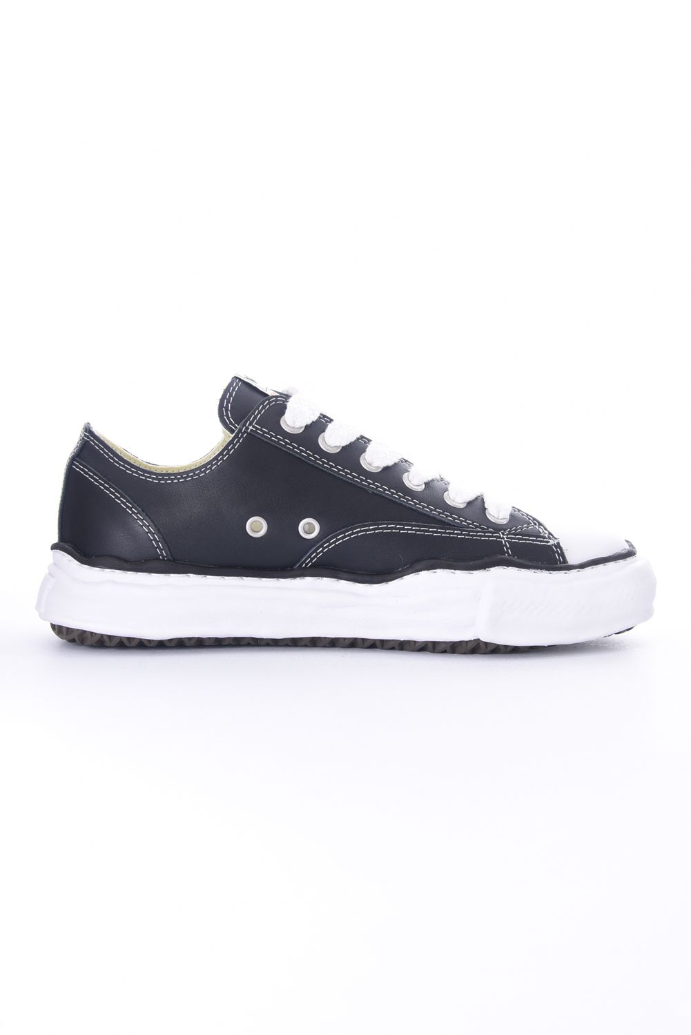 "PETERSON LOW" OG sole LEATHER LOW SNEAKER / オリジナルソール レザーローカットスニーカー ブラック