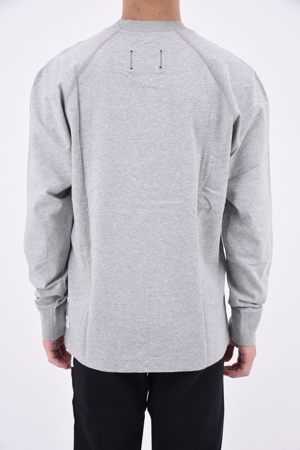 【国内正規品】 MIDWEIGHT JERSEY LONG SLEEVE / ミッドウェイト ジャージ 長袖Tシャツ ヘザーグレー