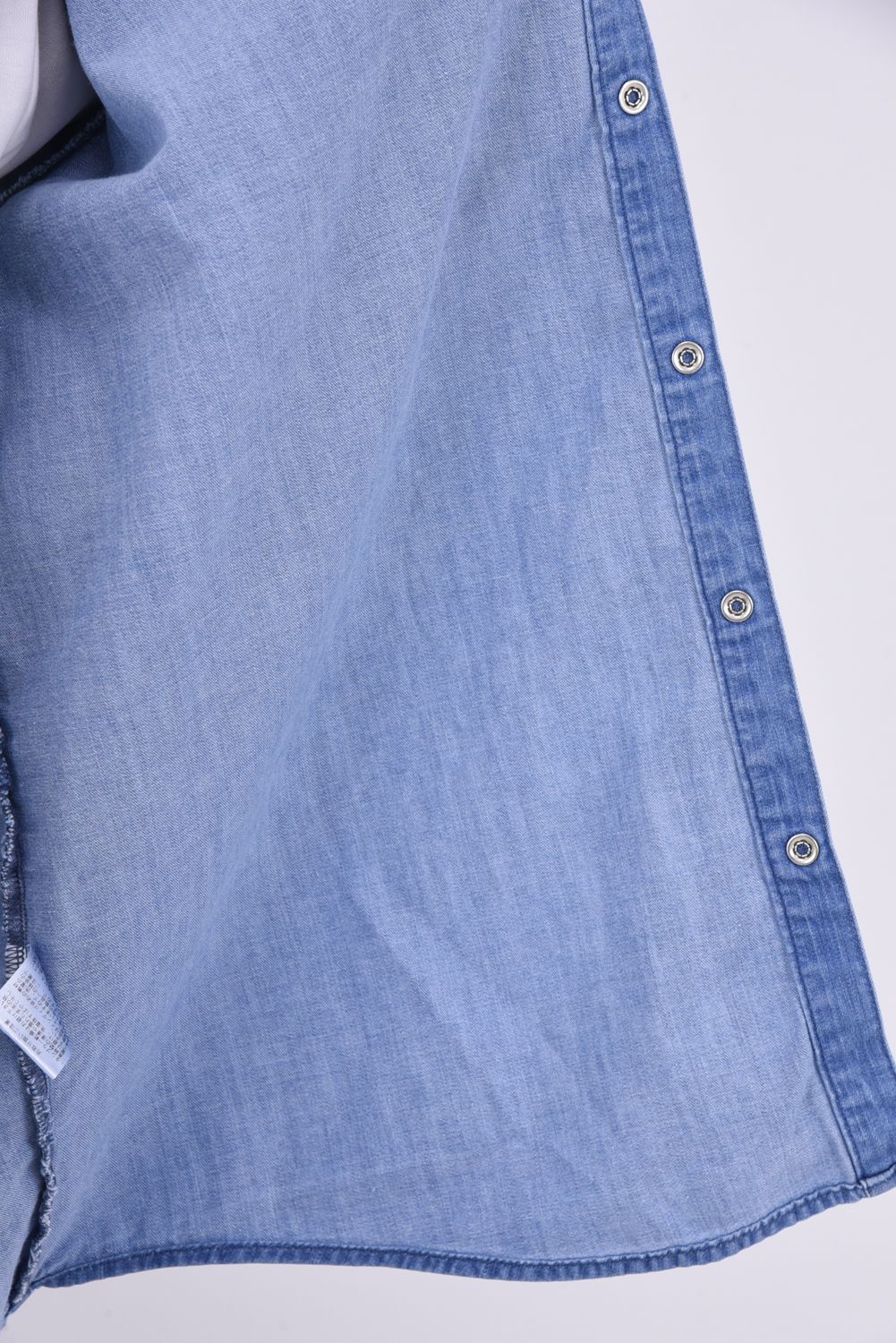 DENIM JACK SHIRTS / ヴィンテージ加工 ダンガリーシャツ インディゴユーズド