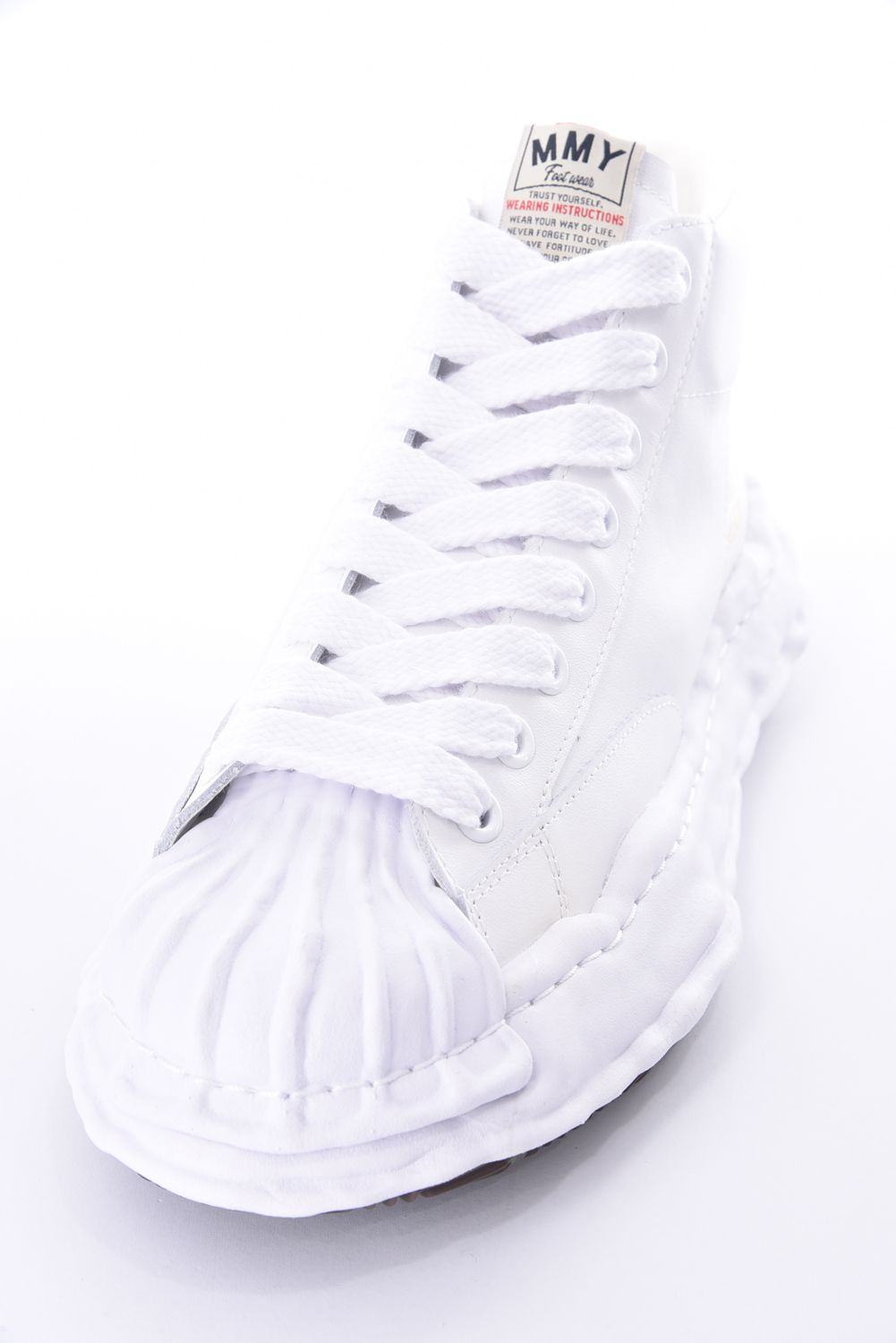 "BLAKEY" OG Sole Leather High-top Sneaker / オリジナルソール レザーハイカットスニーカー ホワイト
