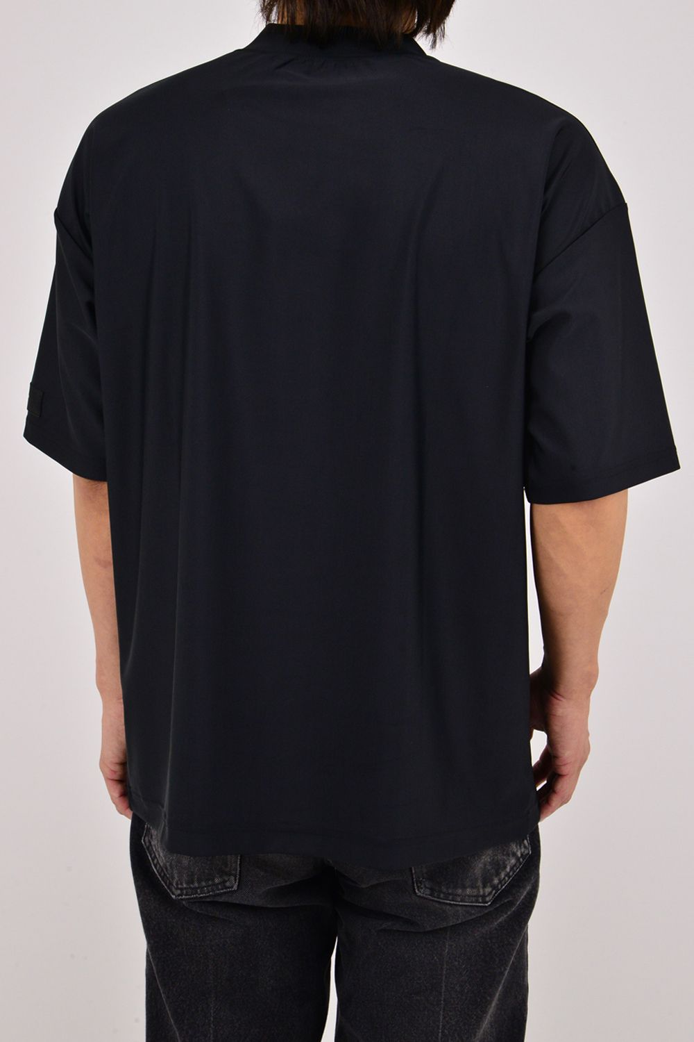 RC RUSH OVER TEE / ロゴ ラッシュガード オーバーサイズ Tシャツ （ブラック/ブルーグリーン）