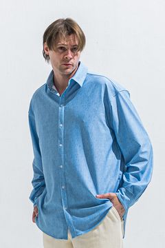 RUSH JACK SHIRTS / ラッシュガード ロングスリーブシャツ （ライトインディゴ） (5月中旬入荷予定) ※オーダー締切:2月15日(日)18時