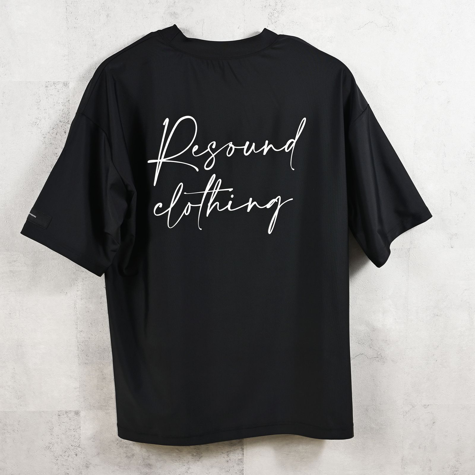 ID RUSH OVER TSHIRT / バックロゴ ラッシュガード 半袖Tシャツ ブラック