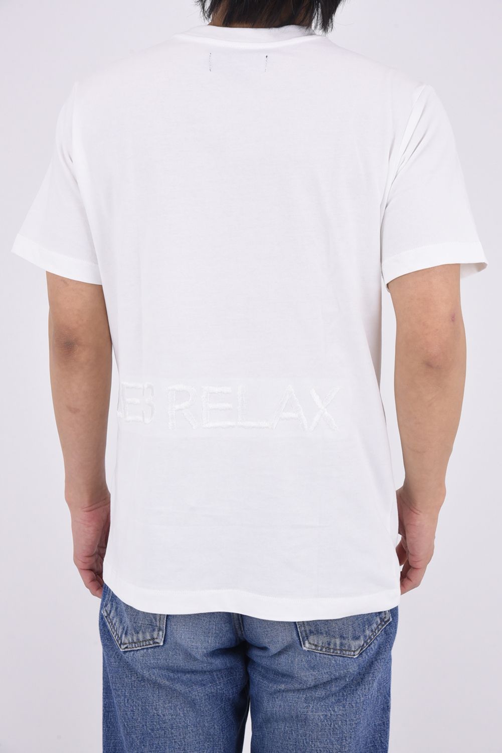 【26SS】 HAND EMBROIDERED LOGO T-SHIRT / ブランドロゴ刺繍 Tシャツ (ホワイト)