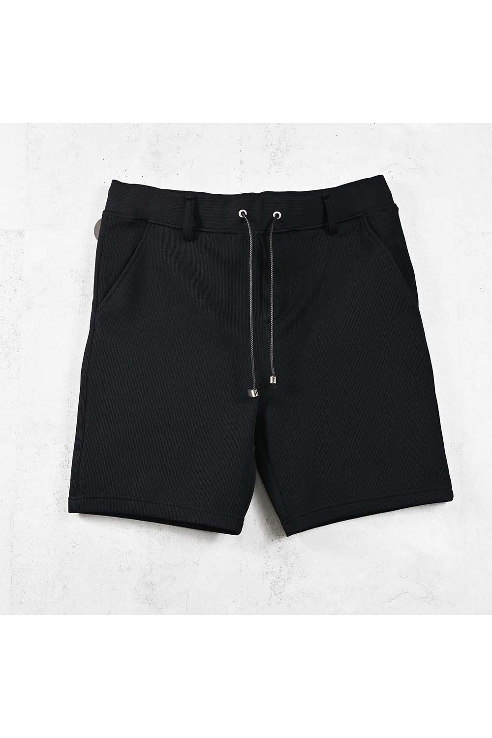 AZE SHORTS / リサイクルジャージ素材 ショートパンツ (ブラック) (5月末入荷予定) ※オーダー締切:2月15日(日)18時