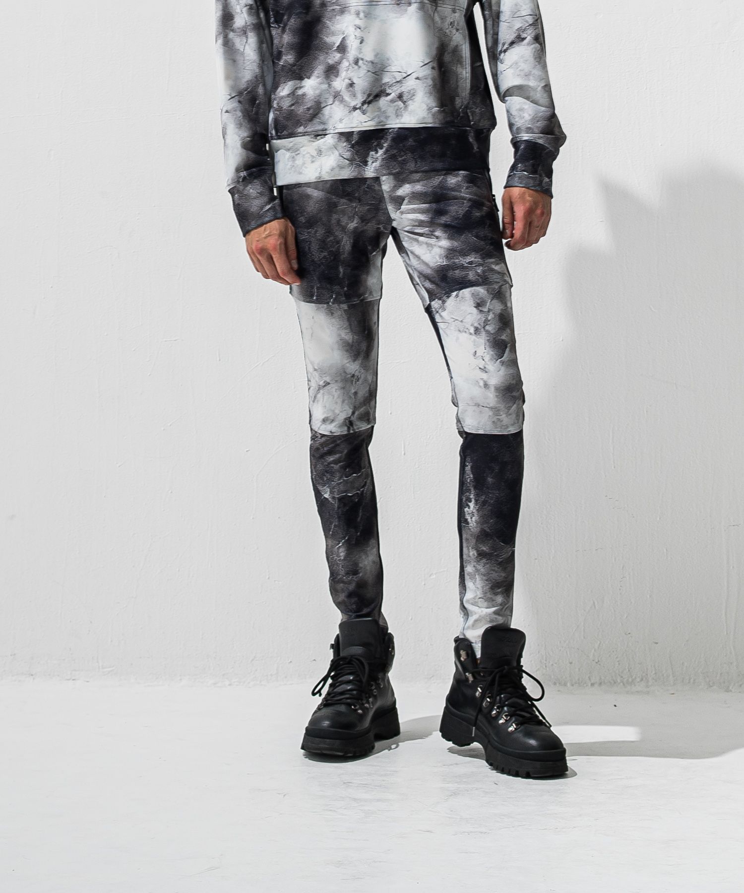 Johnson LINE PT / 360°ストレッチ ジョンソンラインパンツ (マーブルブラック) (1月上旬入荷予定) ※オーダー締切:9月7日(月)17時)