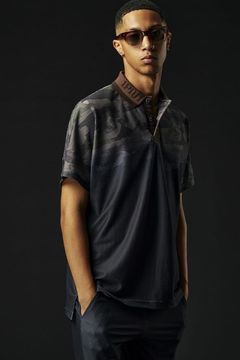 【期間限定ポイント30倍】【113SPORT VOL.13 / 25SS】 113SPORT HYBRID CAMO POLO / 113スポーツ ハイブリッド カモ ポロ ダークブラウン
