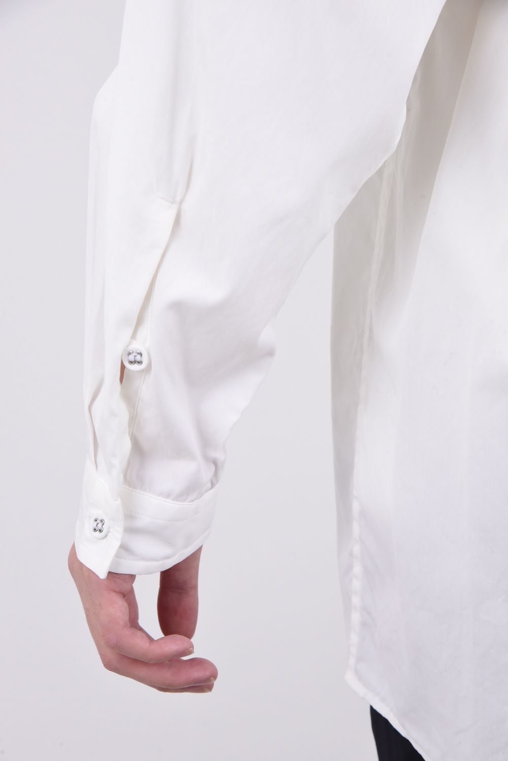 TYPEWRITER LONG SLEEVES WIDE SHIRT / タイプライター オーバーサイズ シャツ ホワイト