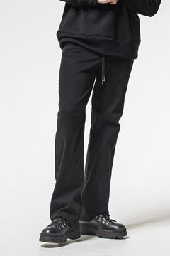 KING DENIM JERSEY / 新定番 バギーシルエット デニムジャージーンズ (ブラック) (12月中旬入荷予定) ※オーダー締切：9月1日(月)18:00