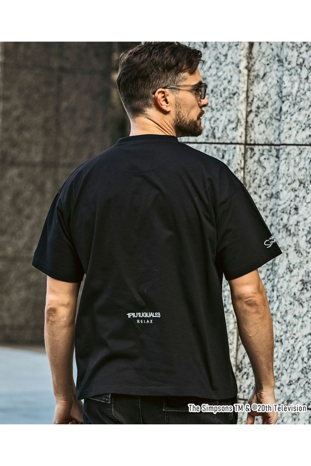 BART SIMPSON T-SHIRT / シンプソンズプリント Tシャツ (ブラック)