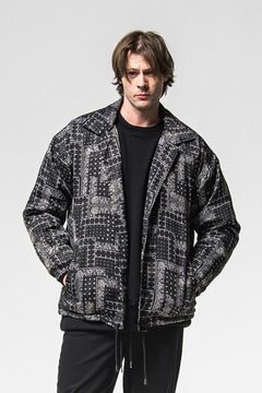 FUR COACH JK  /  コーチジャケット (ペイズリーブラック) (11月中旬入荷予定) ※オーダー締切：9月1日(月)18:00